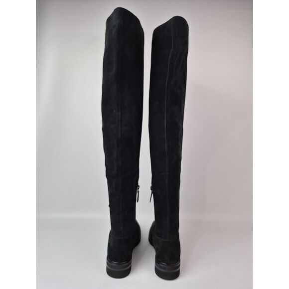 Stuart Weitzman Women's Black Chicago Lug Suede Over-the-knee Boots Size 6 - Picture 5 of 7